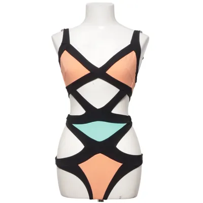 Badeanzug (Schwarz, Orange, Grün, Mehrfarbig) von Agent Provocateur Elasthan, Polyamid, Polyester