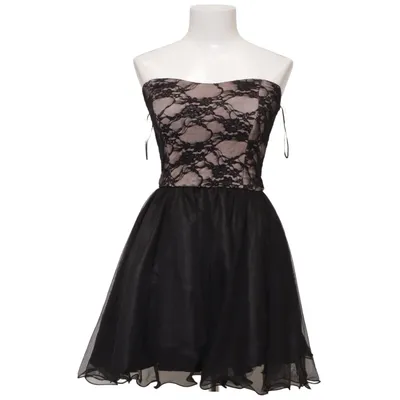 Cocktailjurk (Zwart, Beige) van Kikiriki Elastaan, Polyester