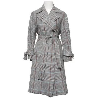 Mantel (Schwarz, Weiß, Mehrfarbig) von Topshop Petite Elasthan, Polyester, Viskose