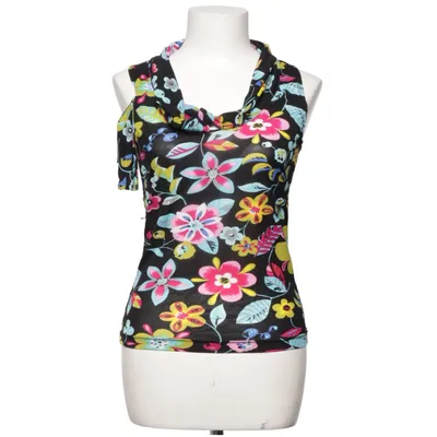 Top (Black, Multicolored) from Flash Basic Polyamide