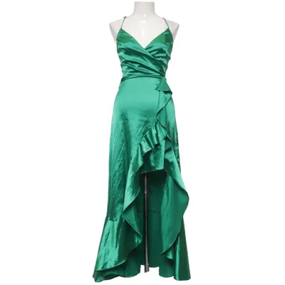 Evening gown (Green) from Trendyol Elastane, Polyester