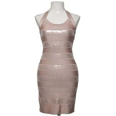 Robe de cocktail (Beige) de French Connection Élasthane, Polyamide, Viscose
