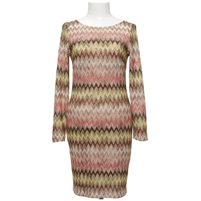 Dress (Wavy Gold Dress) from Pernilla Wahlgren Metallic fiber, Polyester