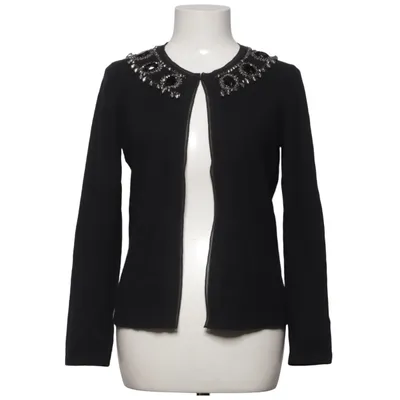 Cardigan (Black) from Prestige Angora, Cashmere, Polyamide, Viscose, Wool