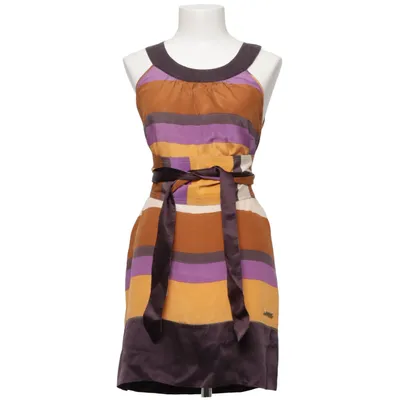 Robe dos-nu (Marron, Violet, Multicolore) de Fairly Soie