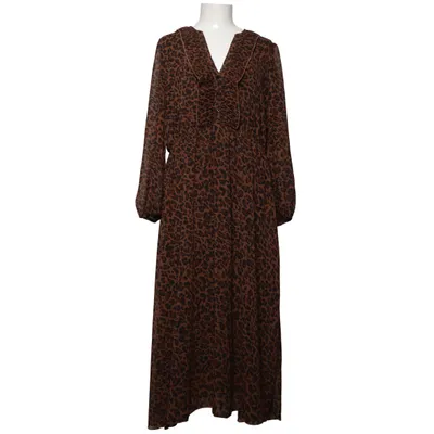 Robe longue (Marron, Noir) de Gallery Polyester
