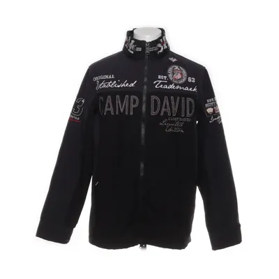 Softshell jacket (Zwart, Grijs) van Camp David Elastaan, Polyamide, Polyester