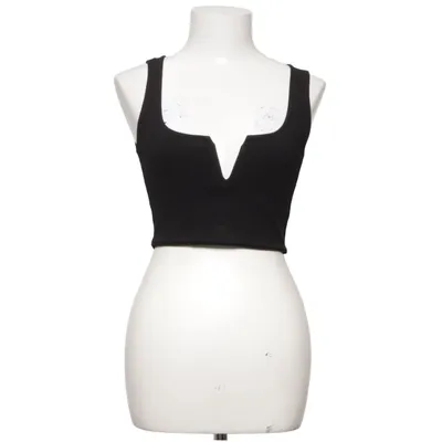 Crop top (Zwart) van NLY One Elastaan, Polyester