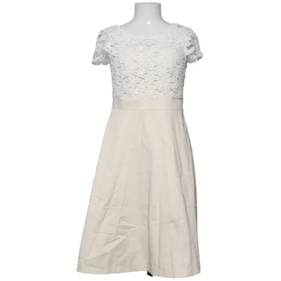 Jurk (Beige) van Comma Katoen, Elastaan