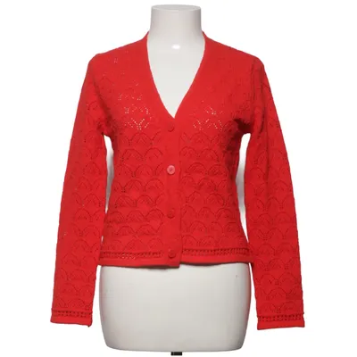 Cardigan (Red) from Mango Cotton, Polyester