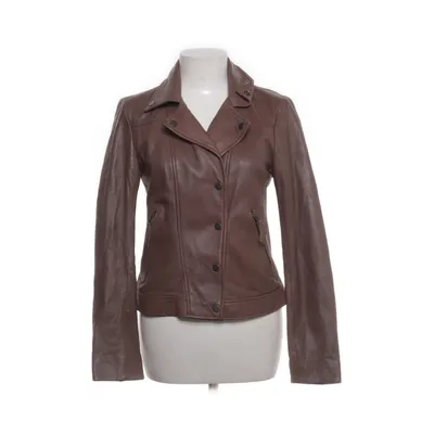 Läderkavaj (Brun) från Esmara by Heidi Klum Polyester, Skinn