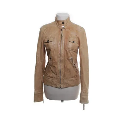 Leren jack (Beige) van Oakwood Leer