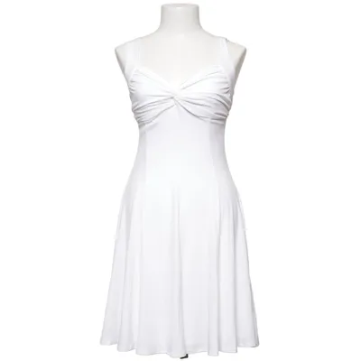 Cocktailkjole (Hvid) fra Moda International Elastan, Polyester