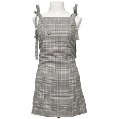 Dungaree dress (Gray, Beige) from Divided by H&M Elastane, Polyester, Viscose