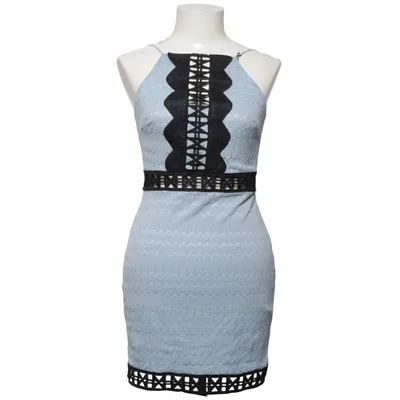 Kjole (Blå, Sort) fra Topshop Petite Elastan, Nylon, Polyester