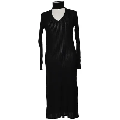 Robe à col roulé (Noir) de Agnona Cachemire, Polyamide, Polyester