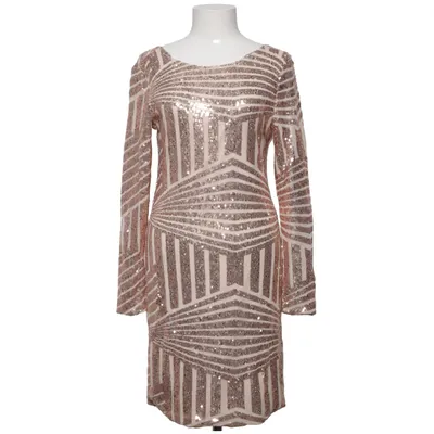 Cocktail dress (Beige, Gold) from Vero Moda Elastane, Polyester