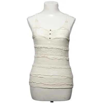 Tanktop (Wit) van L.O.G.G by H&M Katoen, Elastaan, Polyamide