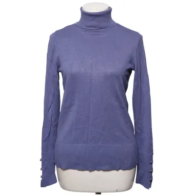Pul à col roulé (Bleu) de Ted Lapidus Coton, Soie