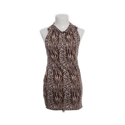 Halterneckklänning (Brun, Flerfärgad) från Shein Elastan, Polyester