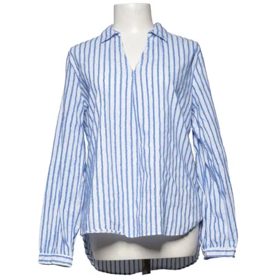 Blouse (Bleu, Blanc) de Emily van den Bergh Coton, Élasthane, Polyamide