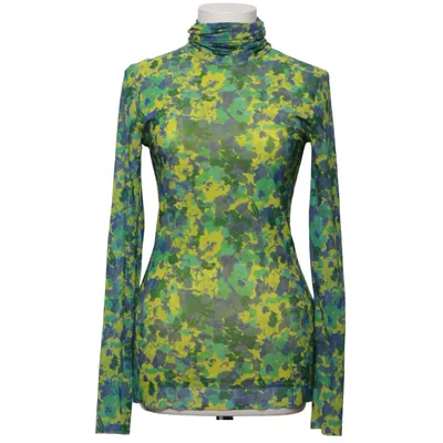 Turtleneck (Grøn, Blå, Gul) fra Ganni Elastan