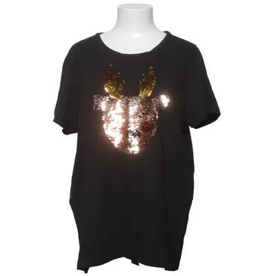 T-shirt (Black, Multicolored) from MyWear Woman Cotton