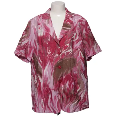 Short sleeve shirt (Pink, Brown, Multicolored) from Habella Linen, Polyamide, Viscose