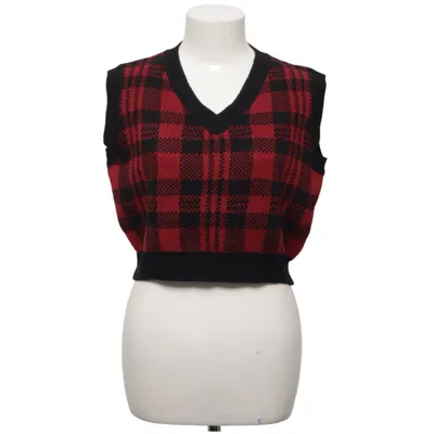 Slipover (Red, Black) from SkyLar Rose Acrylic, Polyester