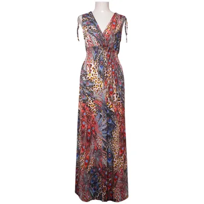 Maxi dress (Blue, Red, Multicolored) from Chica London Polyester