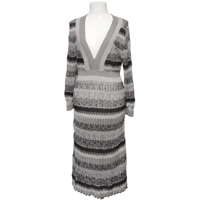 Maxi jurk (Zwart, Grijs) van Laundry by Design Polyester, Viscose