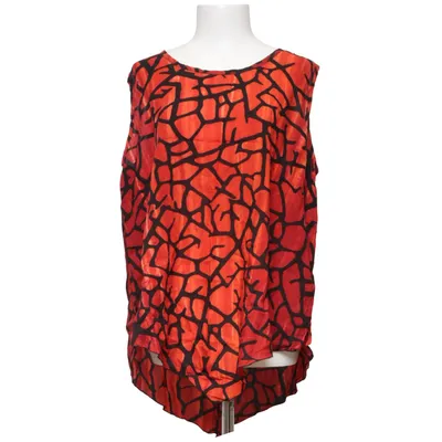 Top (Rood, Zwart) van Angel Circle Viscose
