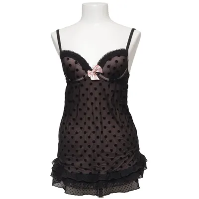 Negligé (Sort, Pink) fra The Sylvie Collection by Hunkemöller Elastan, Polyamid