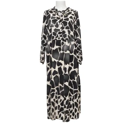 Robe longue (Noir, Beige) de QNUZ