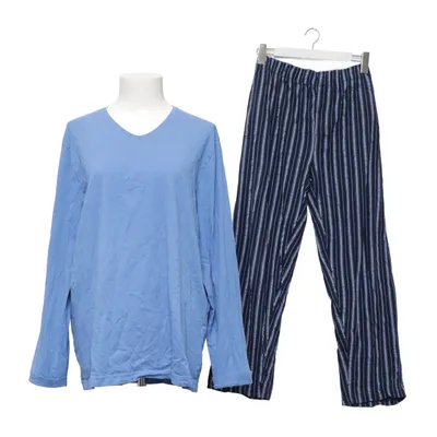 Pyjama (Blauw, Zwart) van Livergy Katoen