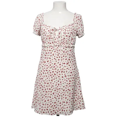 Jurk (Wit, Rood) van Bershka Polyester