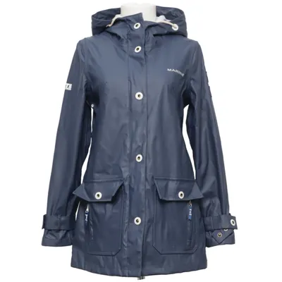 Regnfrakke (Blå) fra Marine Scandinavian Sportswear Bomuld, Polyester
