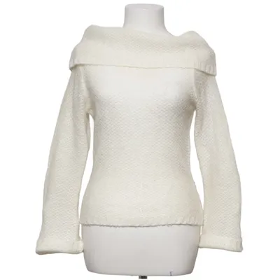 Pull-over (Blanc) de Côté Femme Acrylique, Mohair, Polyamide