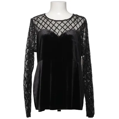 Bluse (Sort) fra Happy Holly Elastan, Polyester