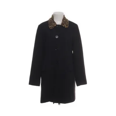 Coat (Black) from No 1 Collection Polyester, Viscose, Polyamide