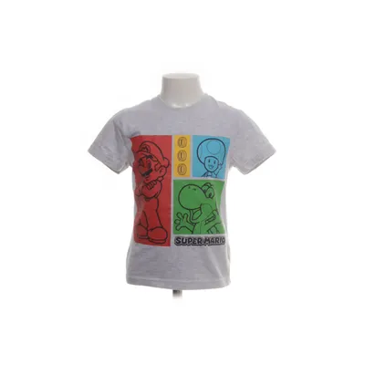 T-shirt (Grå, Flerfärgad) från Super Mario Bomull, Polyester