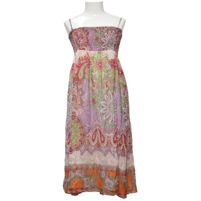 Robe longue (Multicolore) de Hallhuber Donna Polyester, Soie