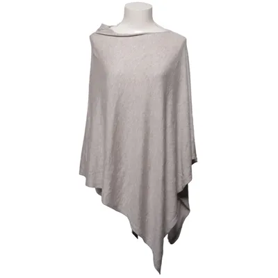 Poncho (Gris) de Cappuccini Cachemire, Polyamide, Polyester, Viscose