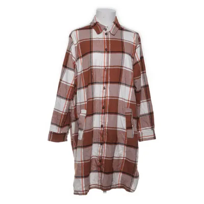 Flanellskjorta (Brun, Vit, Orange) från Page One Bomull, Metallfiber