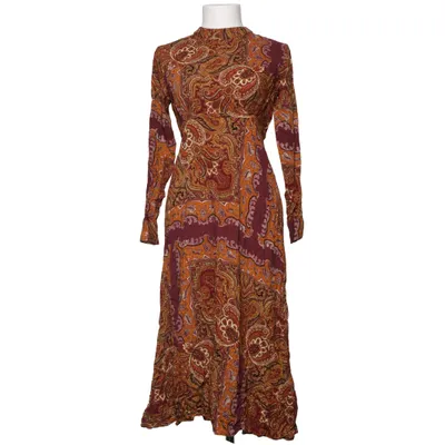 Maxikjole (Brun, Lilla, Flerfarvet) fra Urban Gypsy Viscose