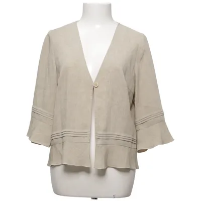 Blazer (Beige) from Elinette Acetate, Polyester