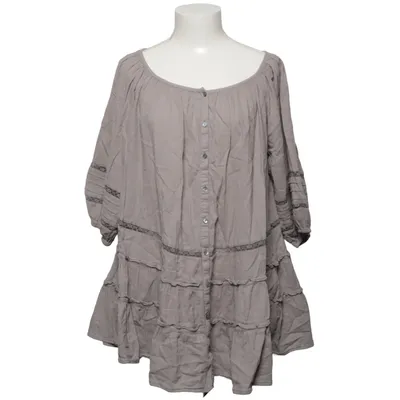 Blouse (Gray) from Lindex Cotton, Polyamide