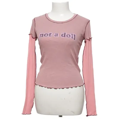 Lange mouwen shirt (Roze) van Desigual Katoen, Elastaan