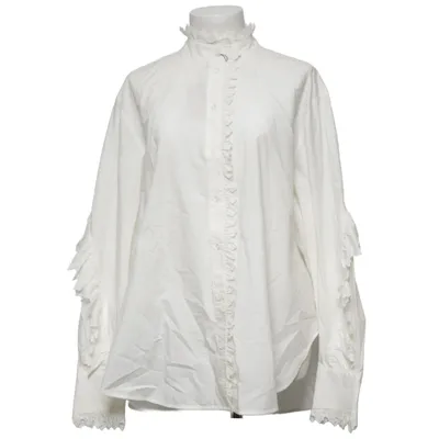 Bluse (Hvid) fra H&M Trend Bomuld