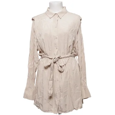 Blusenkleid (Beige) von Dilvin Basic Lyocell, Polyester, Viskose, Wolle